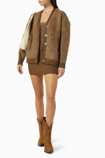 كارديغان هيز نسيج بارز الملمس