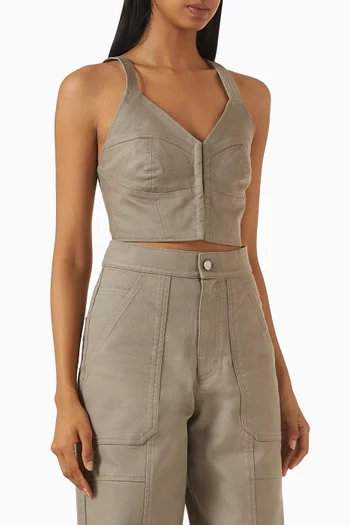 بلوزة رينجر قصيرة