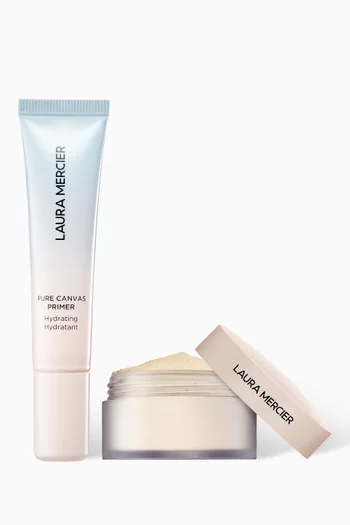 Flawless Treats Primer & Translucent Loose Setting Powder Set