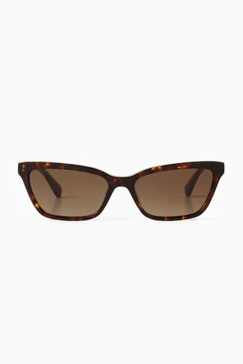 Aisha Rectangle Sunglasses in Acetate
