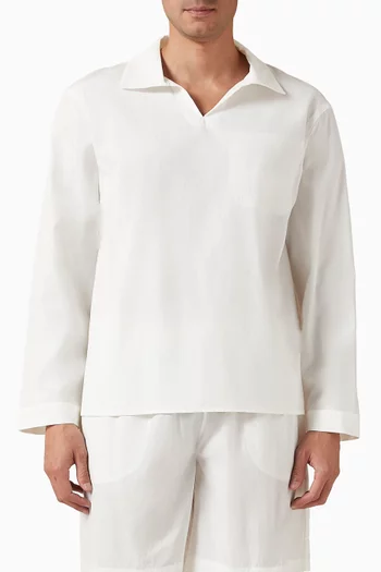 Long Sleeve Smock Shirt