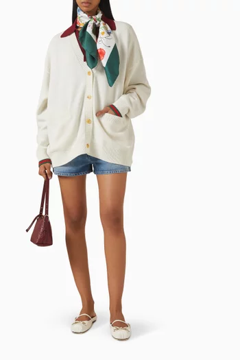 Loose-fit Cardigan in Cashmere-wool