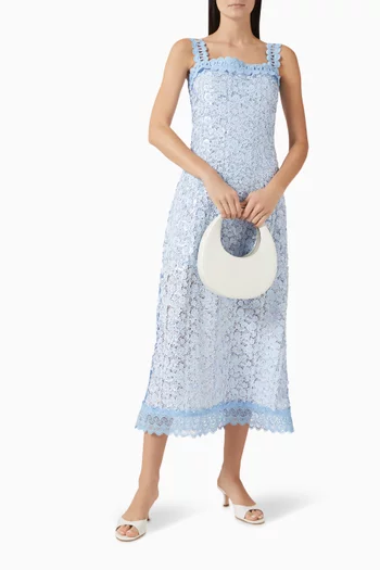 فستان سنتيلا مطرز بالترتر