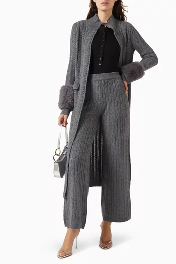 The Cable-knit Pants