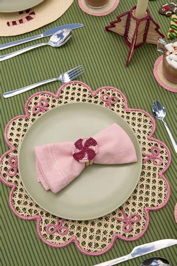 Hibiscus 3D Napkin Ring