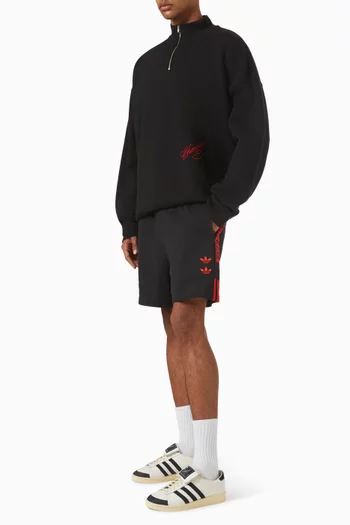 سويت شيرت برافو بسحّاب قصير قطن