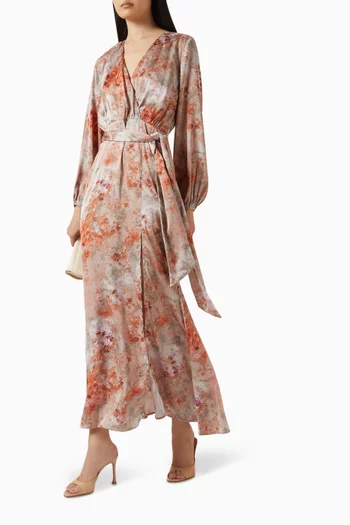 فستان سهرة بايبر بنقشة زهور ستان