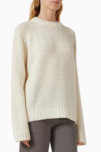 High-neck Sweater in Knit