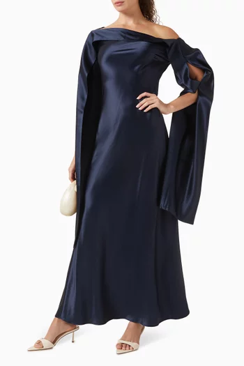 فستان لينهوب طويل