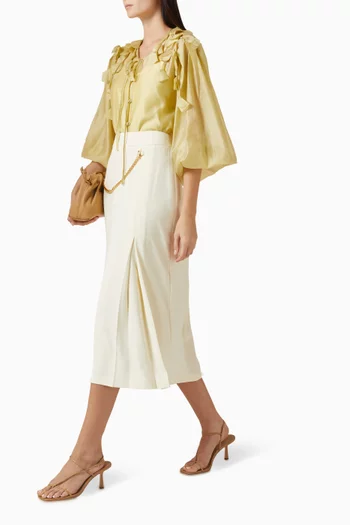 Chain Midi Skirt