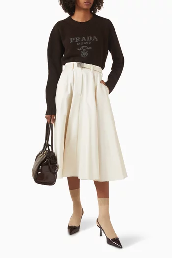 تنورة شينو متوسطة الطول