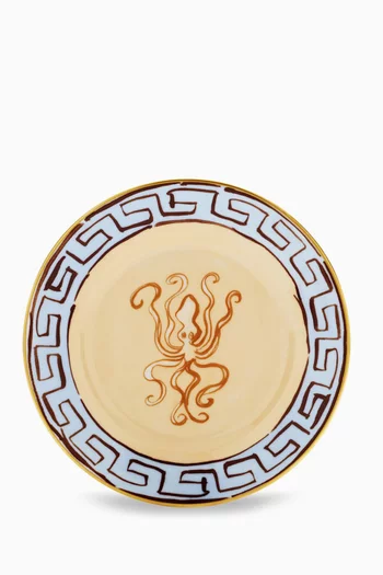 طبق تقديم خبز مسطح بورسلين، 16 سم