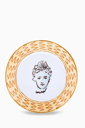 طبق عشاء مسطح بورسلين، 28 سم