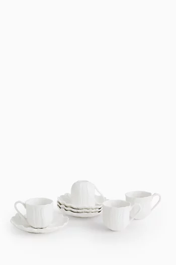 Gardenia Demitasse Set, Set of 4