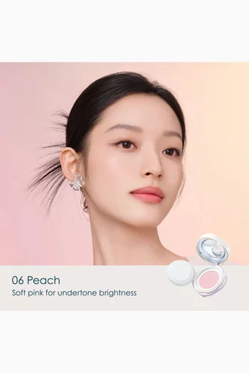06 Peach Flawless Jade Breathable Color Correcting Pressed Powder,  7g