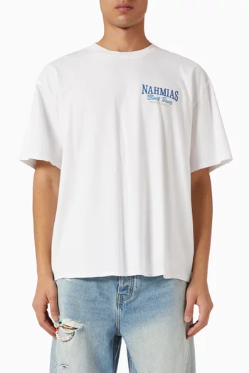 Boat Tours Boxy T-shirt in Cotton