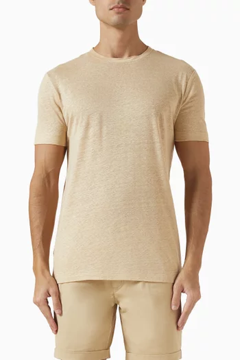 City T-shirt in Linen
