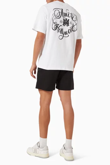 Hollywood-print T-shirt in Cotton