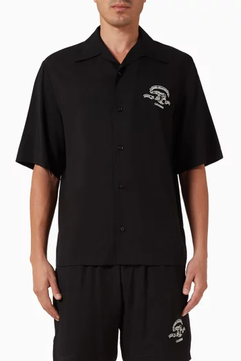 Eagle Camp Shirt in Cotton-blend