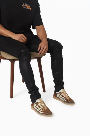 سنيكرز باسيفيك بونز بنقشة جلد الحيوانات شمواه