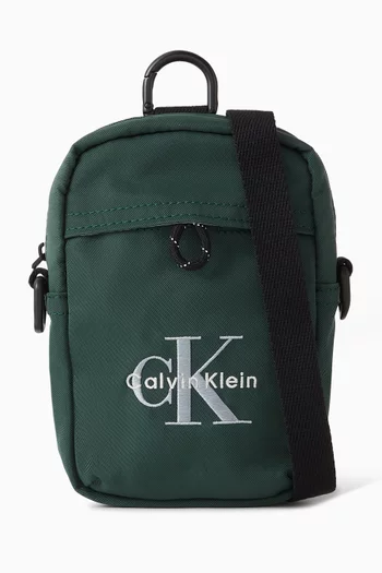 حقيبة كروس ريبورتر بشعار الماركة نايلون