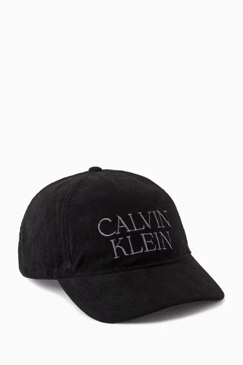 Logo Cap in Corduroy