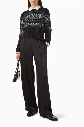 Fair Isle Sweater in Cashmere