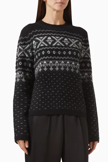 Fair Isle Sweater in Cashmere