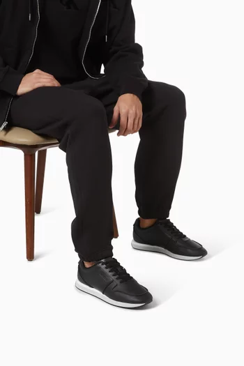 Retro Runner Sneakers in Leather