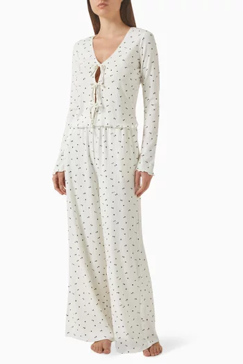 كارديغان بأربطة للنوم