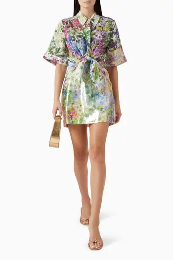 Dahlia Mini Skirt in Cotton