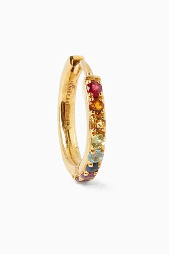 Single Chakras Earring in 18kt Yellow Gold