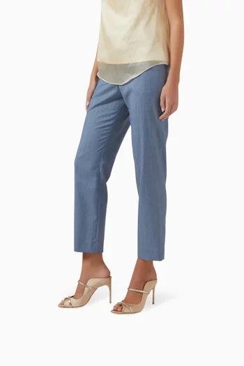 حذاء نواه مفتوح من الخلف بكعب 90 مم ستان