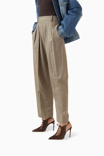 Alia 90 Pumps in Lizard-embossed Leather