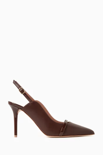 Marion 85 Slingback Pumps in Nappa Leather