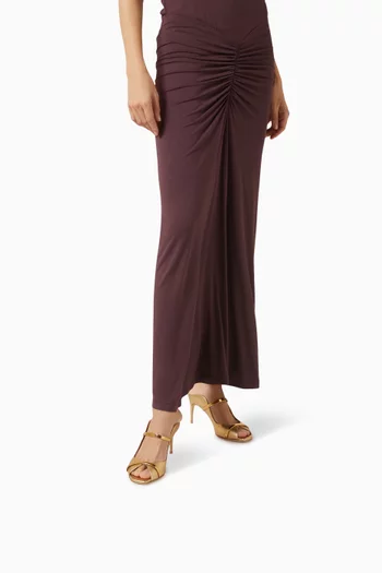 Noah 70 Mules in Metallic Leather