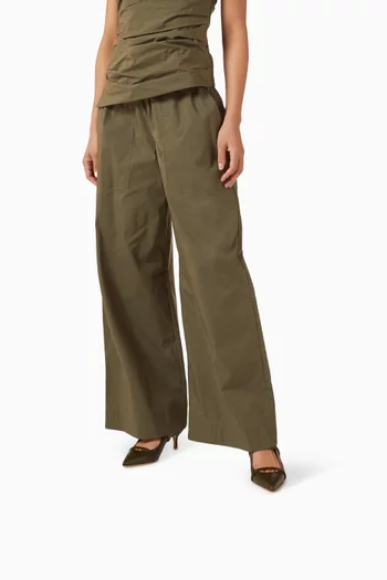 حذاء مورين مفتوح من الخلف بكعب 45 مم جلد نابا