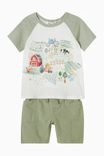 شورت كارغو قطن