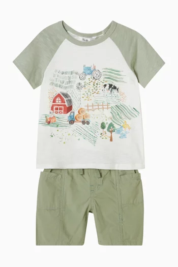 Cargo Shorts in Cotton