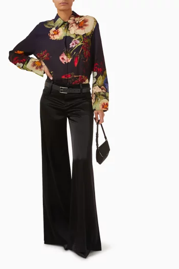 Finely Floral-print Shirt