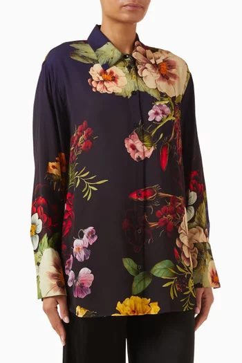 Finely Floral-print Shirt