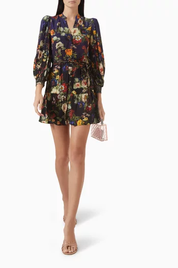 Antonette Mini Dress in Viscose