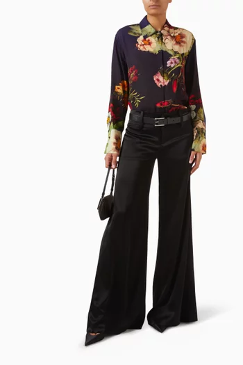 Olivia Wide-leg Flared Pants