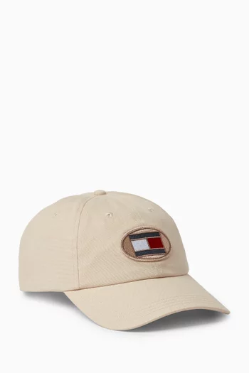 Flag Waxed 6-panel Cap