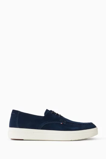 Stitch Toe Hybrid Loafers in Suede