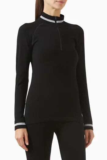 Seamless Base Quarter-zip Sweatshirt