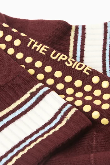 جوارب أديسا مانعة للانزلاق مزيج قطن