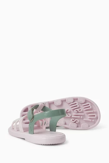Hip Bloom Sandals in PVC