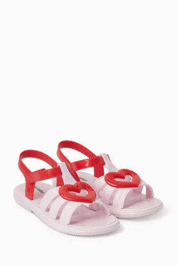 Lovely Hip Sandals in PVC