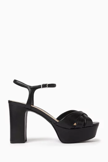 صندل كيفا بكعب 105 مم جلد